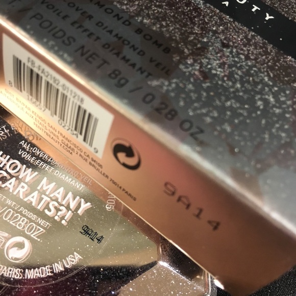 🎉HP!!🎉💎Fenty Diamond Bomb All-Over Diamond Veil - Picture 6 of 8